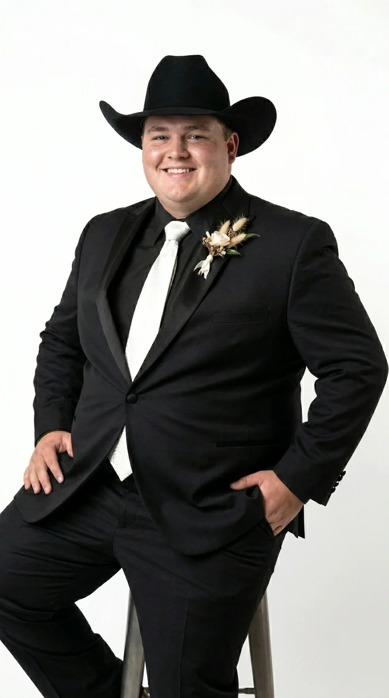 Men’s Black Tuxedo Western Blazer – Cowboy Style Formal Sport Coat Jacket for Dinner Jacket - Image 13