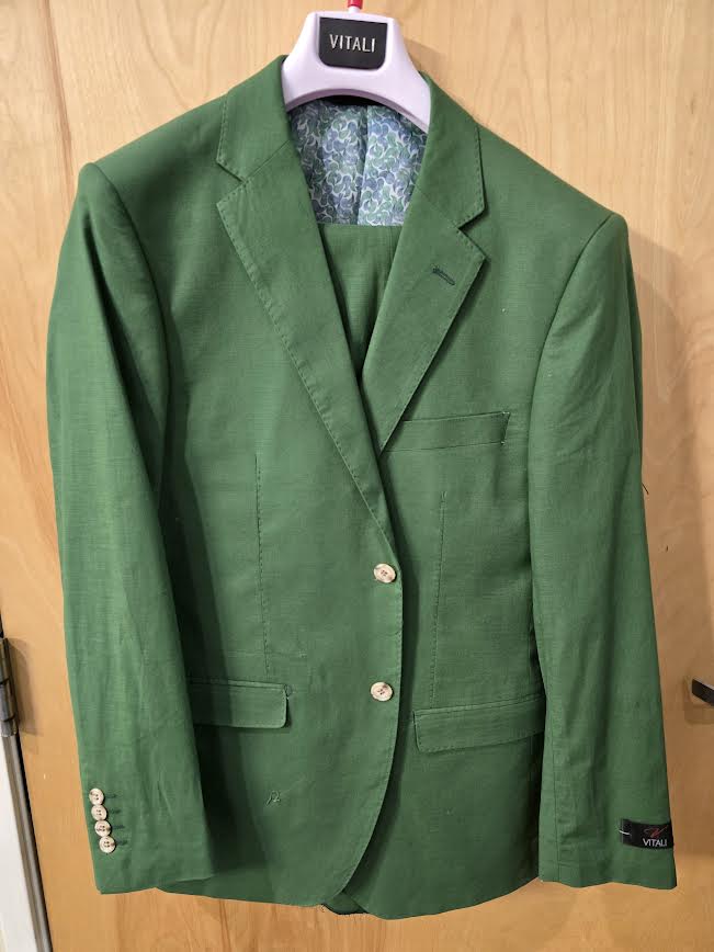 Men’s Emerald Green Linen Suit Set – Lightweight Summer Blazer and Pants, Casual Formal Summer Suit, Breathable Wedding Party Outfit - Image 15