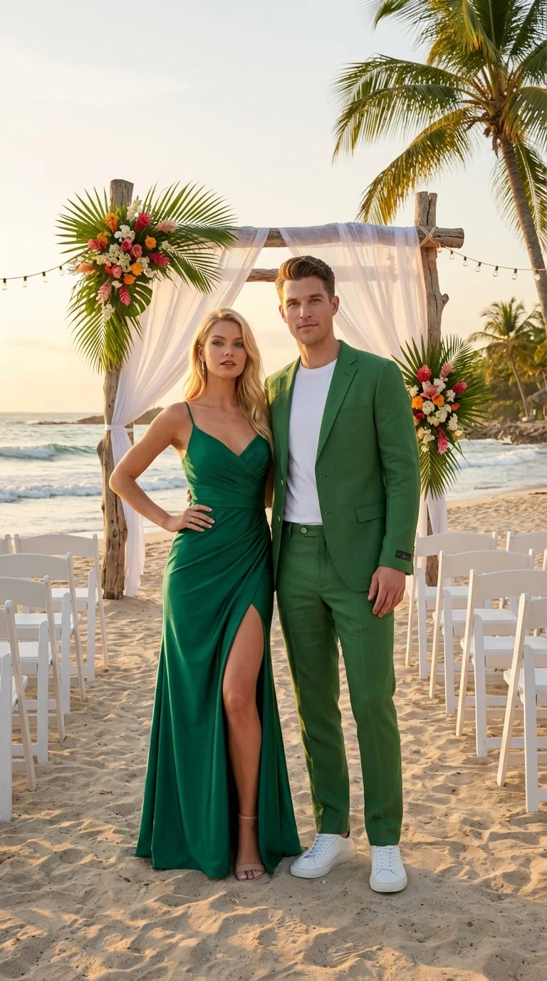 Men’s Emerald Green Linen Suit Set – Lightweight Summer Blazer and Pants, Casual Formal Summer Suit, Breathable Wedding Party Outfit - Image 6