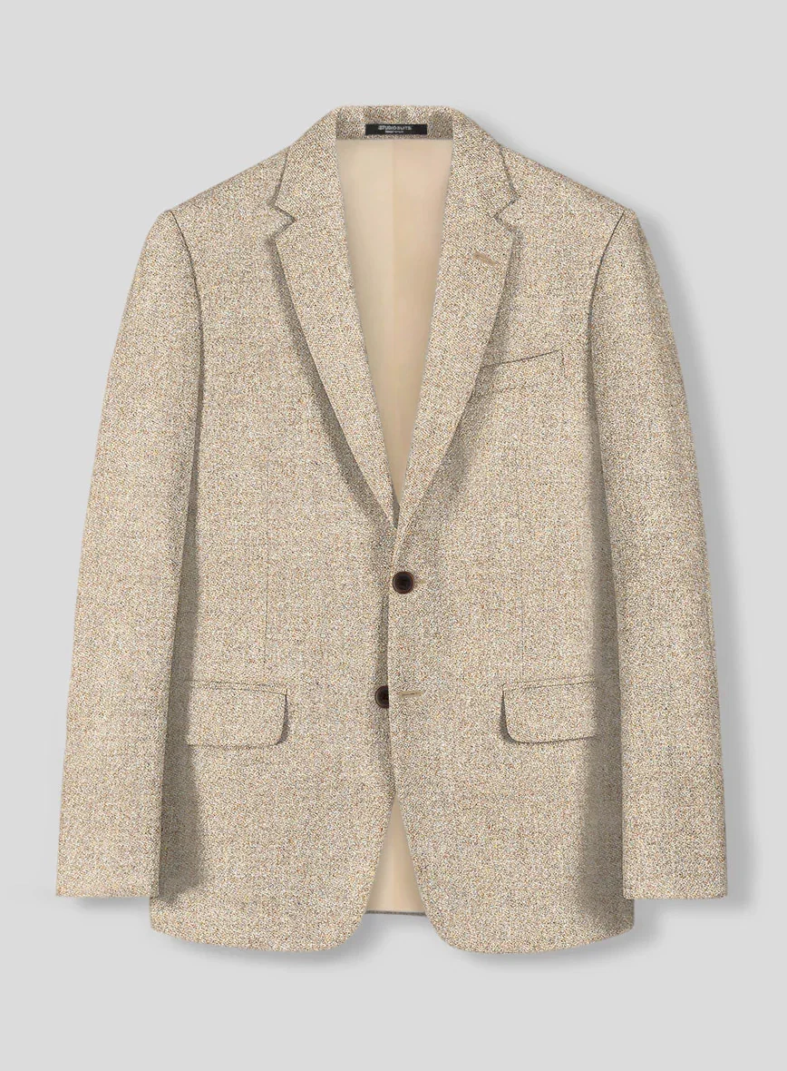 Men’s Light Tan Tweed Great Gatsby 3 Piece Suit – Vintage Vested Wedding Suit, 1920s Classic Formal Outfit Herringbone - Image 17