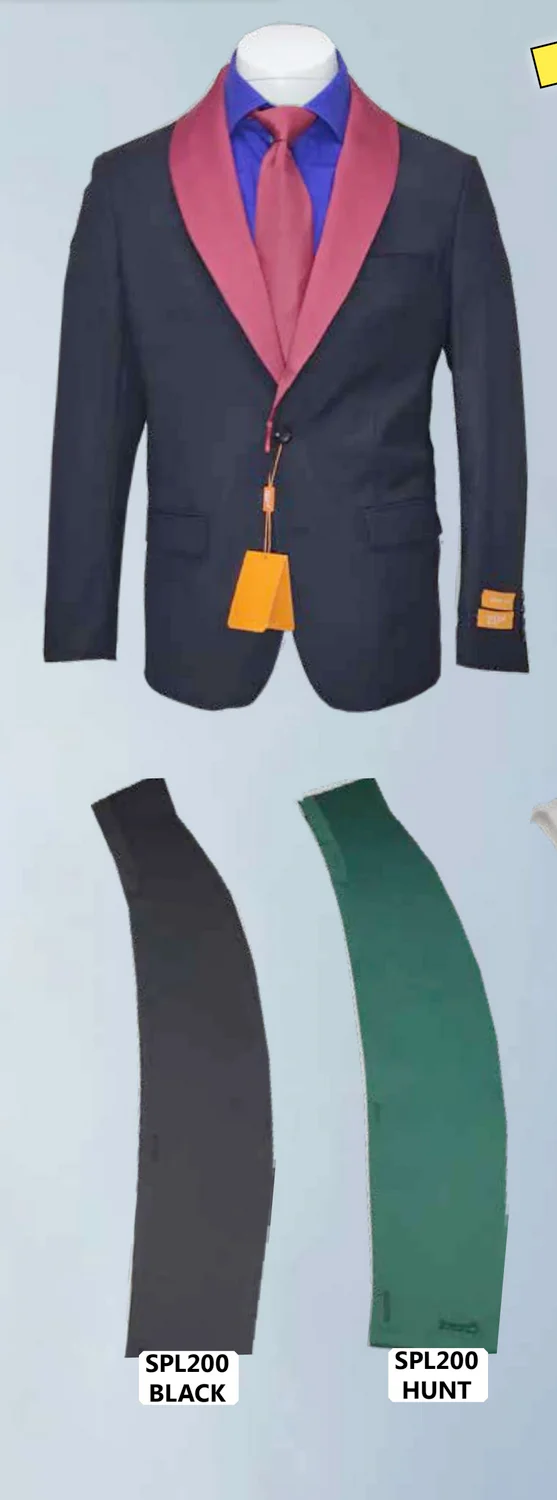 Men’s Modern-Fit Suit – Shawl Lapel Formal Wedding Blazer - Image 18