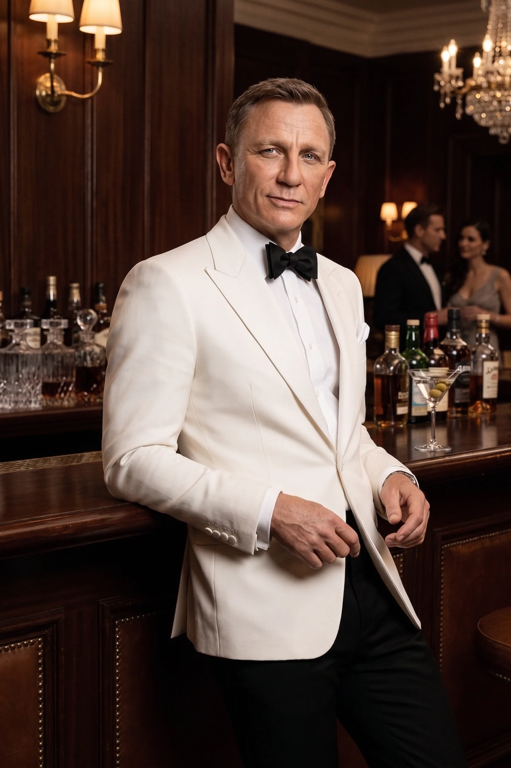 Men’s Pure White Dinner Jacket Blazer – James Bond Style Formal Tuxedo Blazer for Wedding, Black Tie & Evening Wear - Image 14