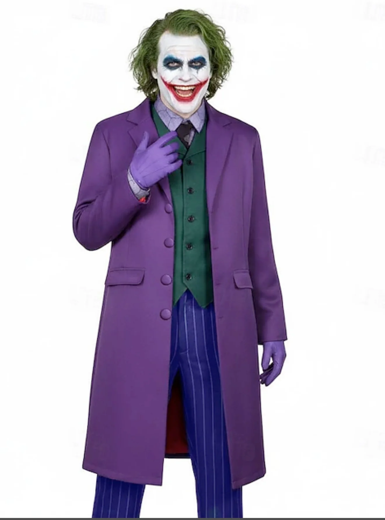 Men’s Purple Overcoat Joker Folie à Deux Arthur Fleck Inspired Long Coat – Classic Costume Trench Coat, Stylish Winter Party Wear Jacket - Image 12