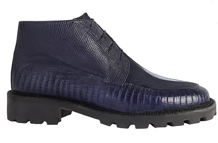 Los Altos Blue Stingray Lizard Chukka Shoe ZA2061210 - Image 6