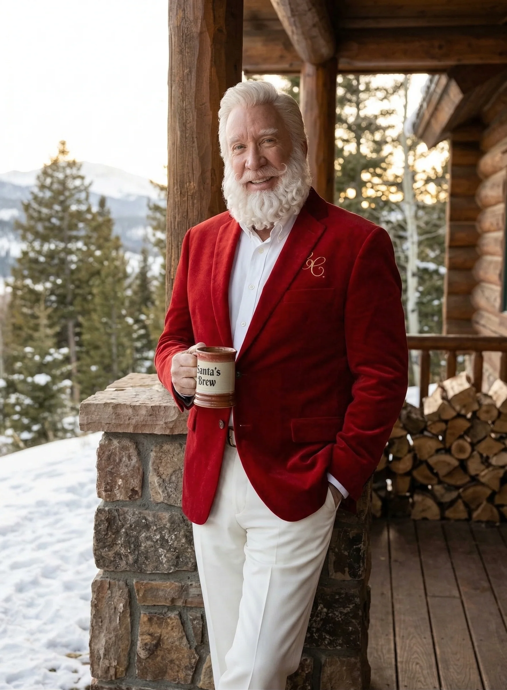 Men’s Red Velvet Blazer Santa Clauses Tim Allen Inspired Jacket – Festive Christmas Party Blazer, Holiday Costume Jacket Christmas New Year - Image 8