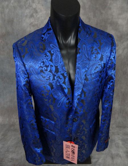 Men's 2 Button  Brown Suit