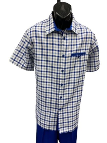 Mens 2 Piece Walking Suit - Plaid - Image 4