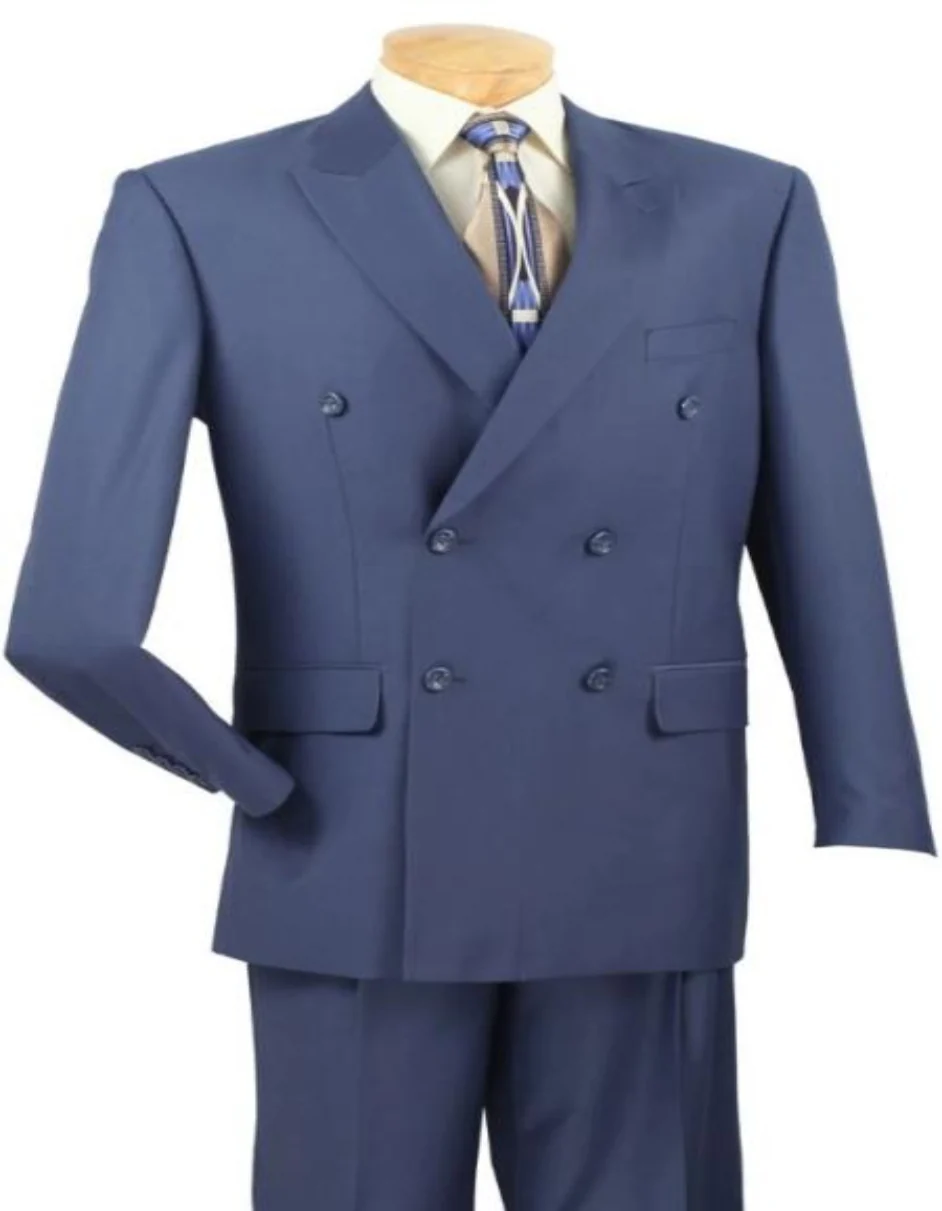 Mens 48 Short Suit - Blue Suit