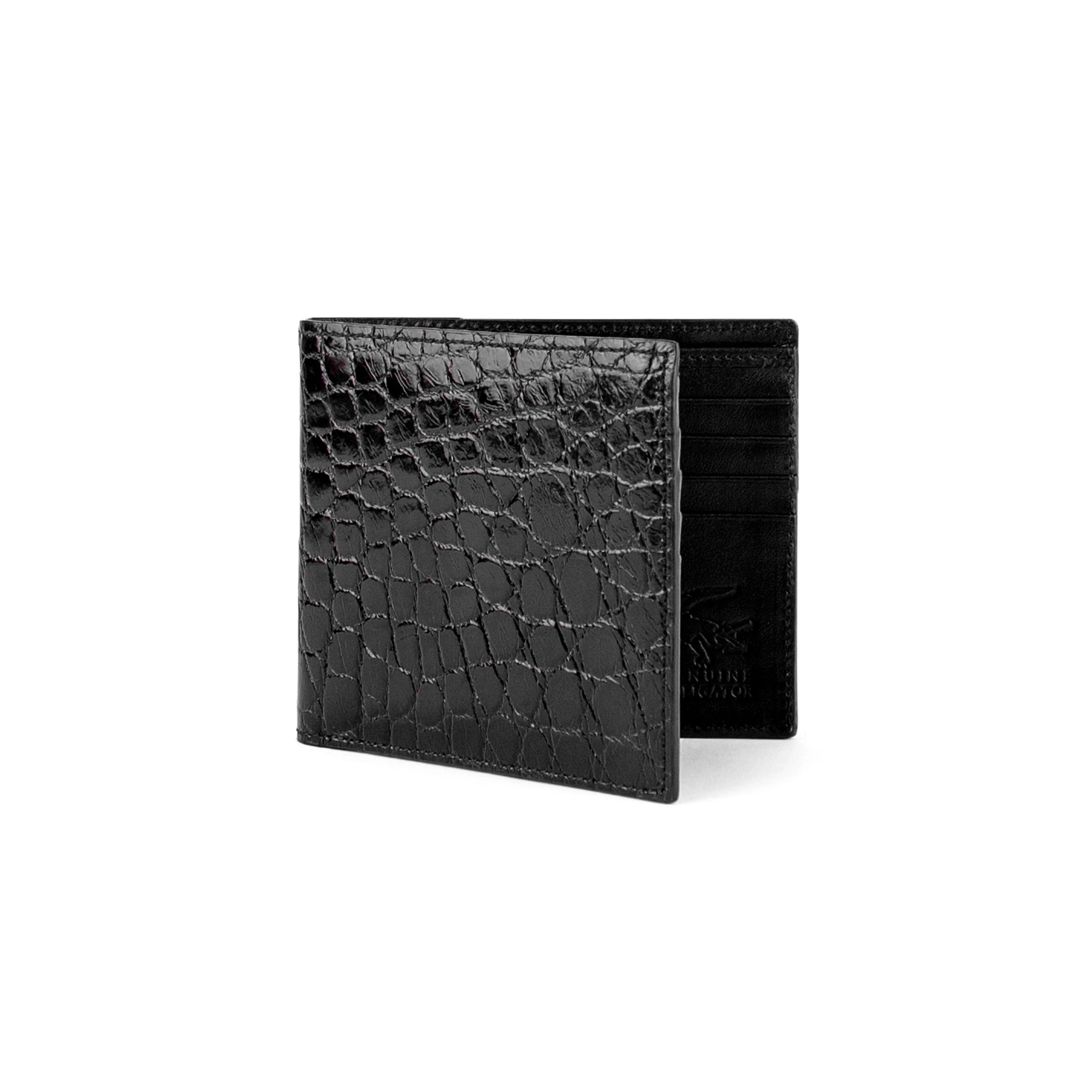 Men's Genuine Exotic Animal Skin Ferrini Hornback Crocodile Card Holder by Ferrini USA