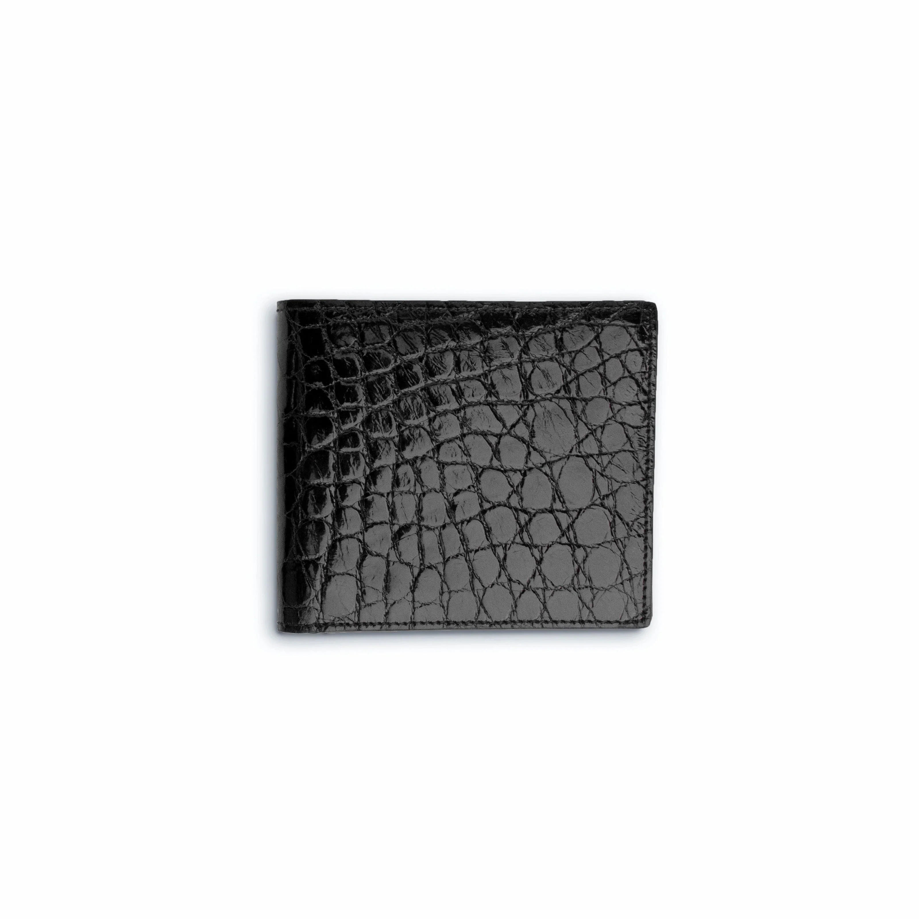 Men's Genuine Exotic Animal Skin Ferrini Hornback Crocodile Card Holder by Ferrini USA - Image 4