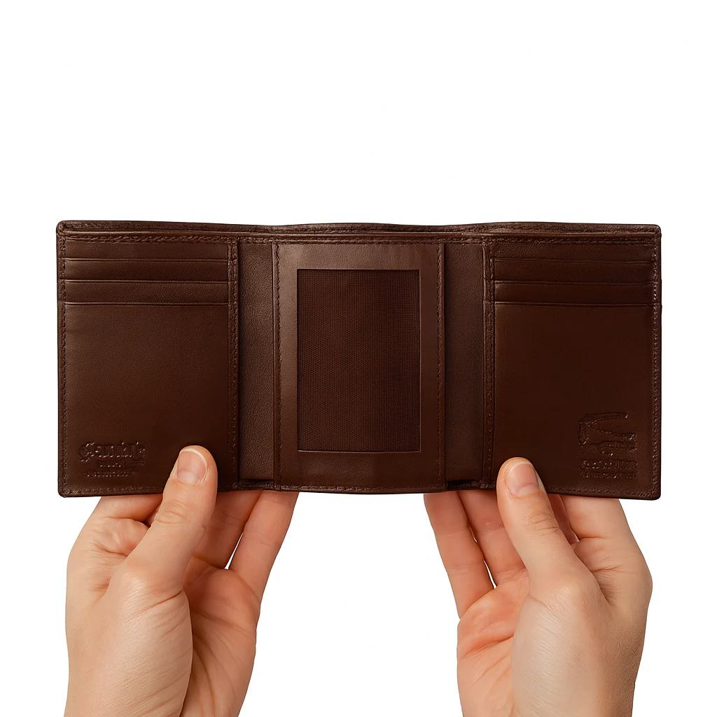 Men's Genuine Exotic Animal Skin Ferrini Hornback Crocodile Card Holder by Ferrini USA - Image 8