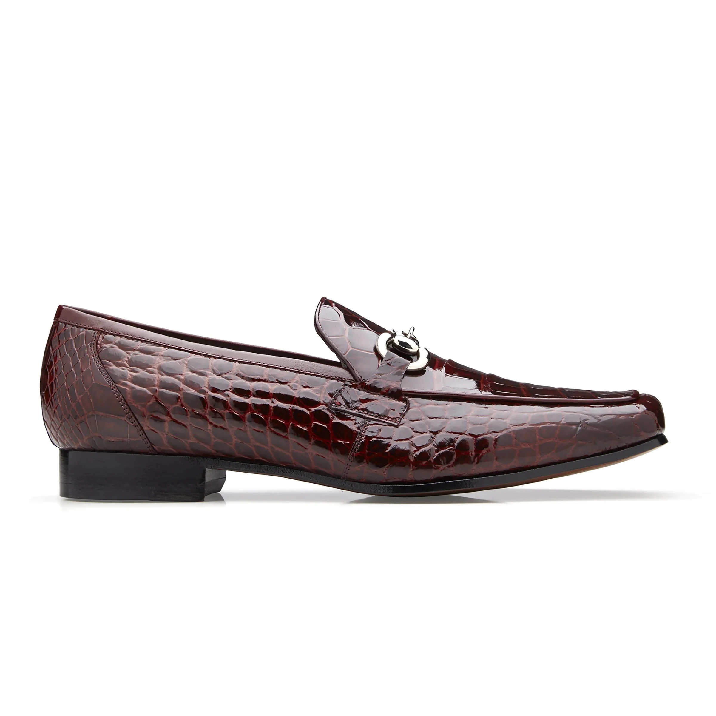 Belvedere Gerald Black Alligator Dress Loafer for Men - Image 5