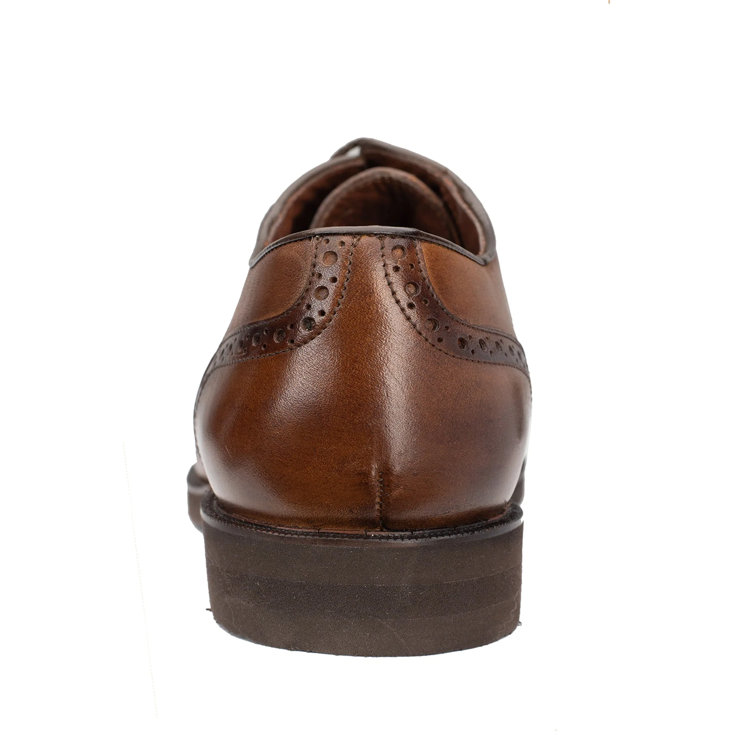 Belvedere Grant Calf Skin & Crocodile Split Toe Dress Shoe - Almond Tan & Brown - Image 4
