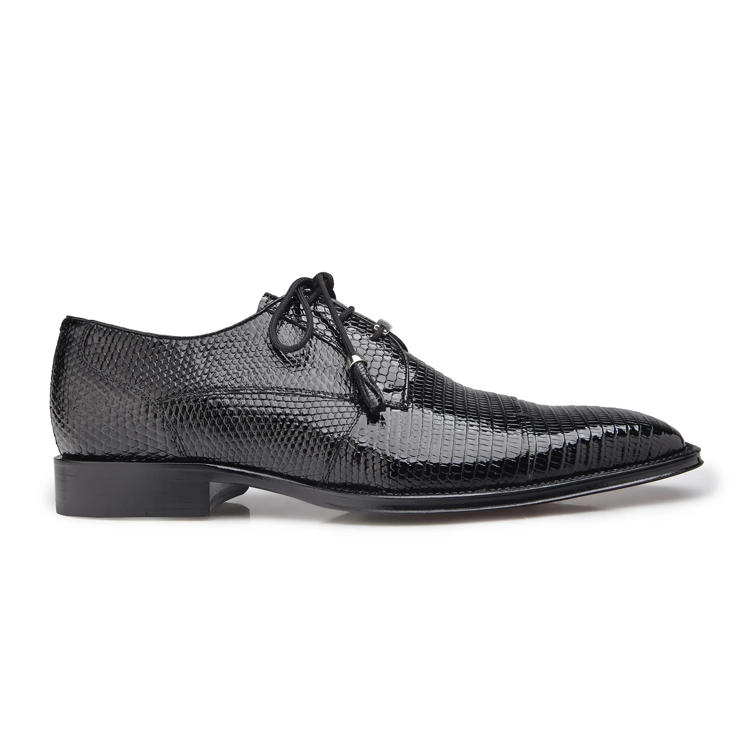 Belvedere Karmelo Lizard Cap Toe Dress Shoe – Navy - Image 2