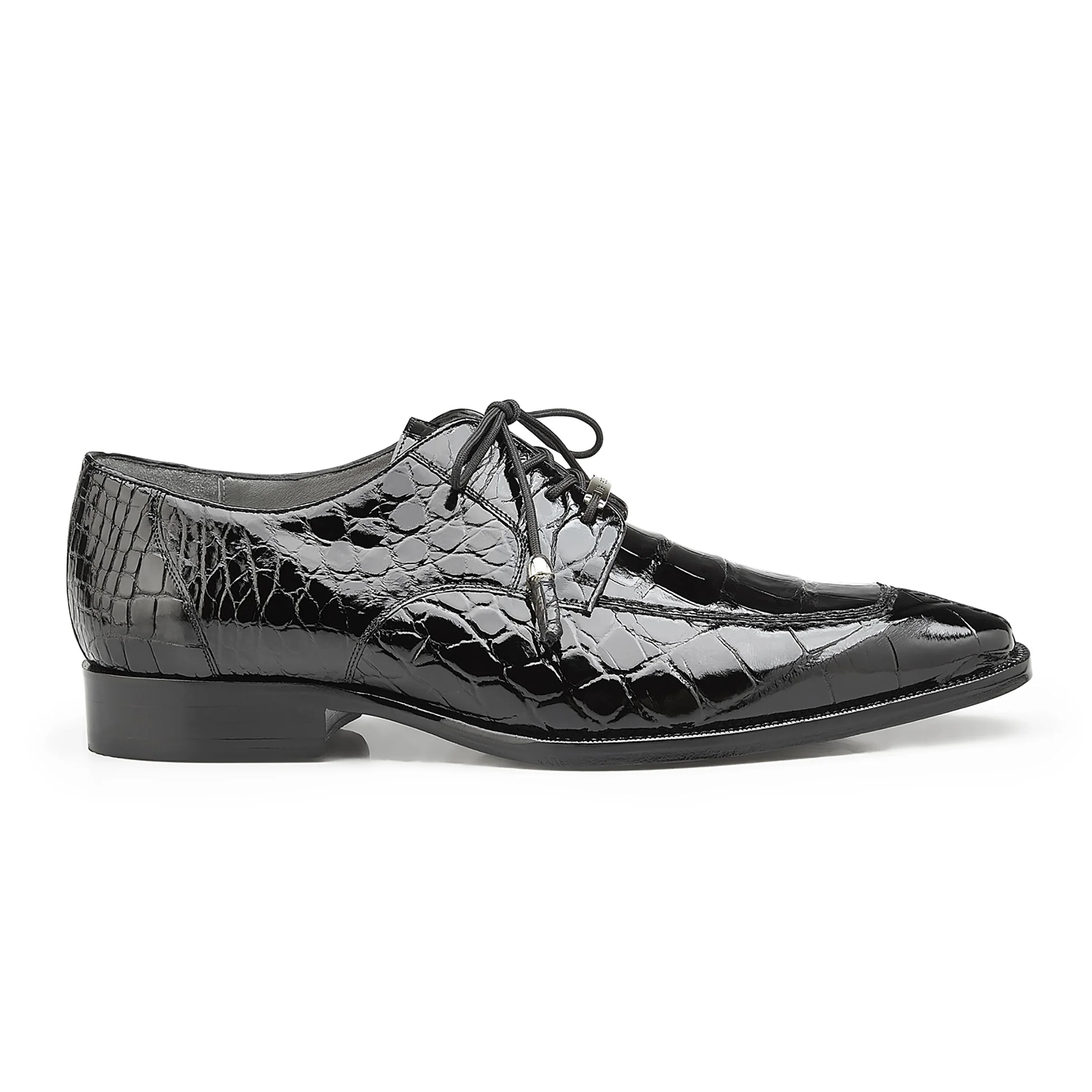 Belvedere Lorenzo Brown Alligator Split Toe Dress Shoe for Men - Image 3