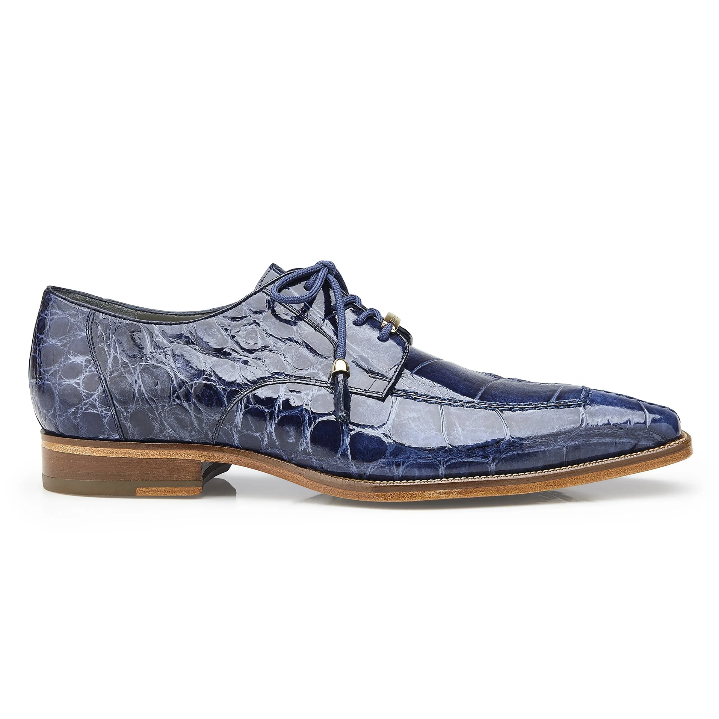 Belvedere Lorenzo Brown Alligator Split Toe Dress Shoe for Men - Image 4