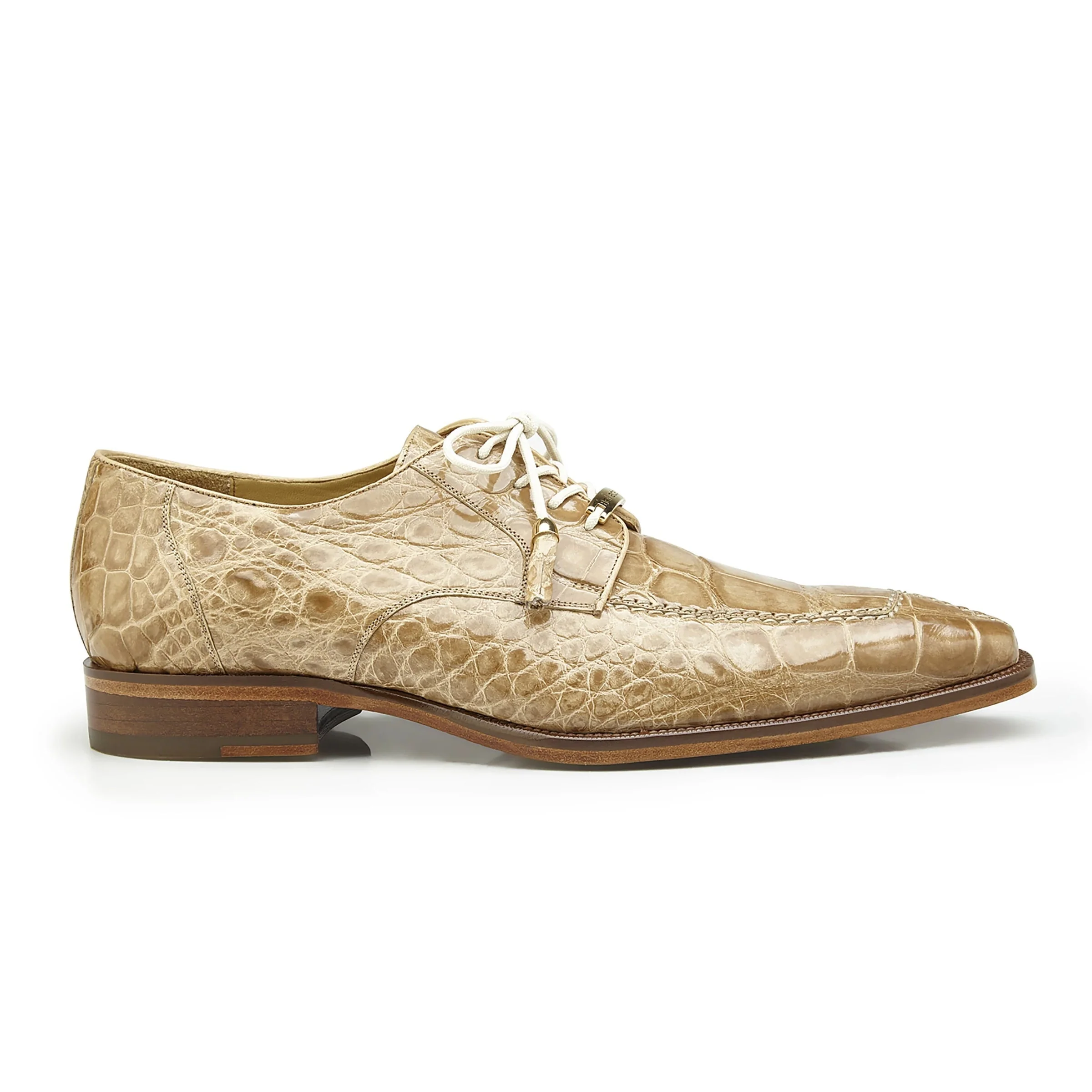 Belvedere Lorenzo Brown Alligator Split Toe Dress Shoe for Men - Image 5