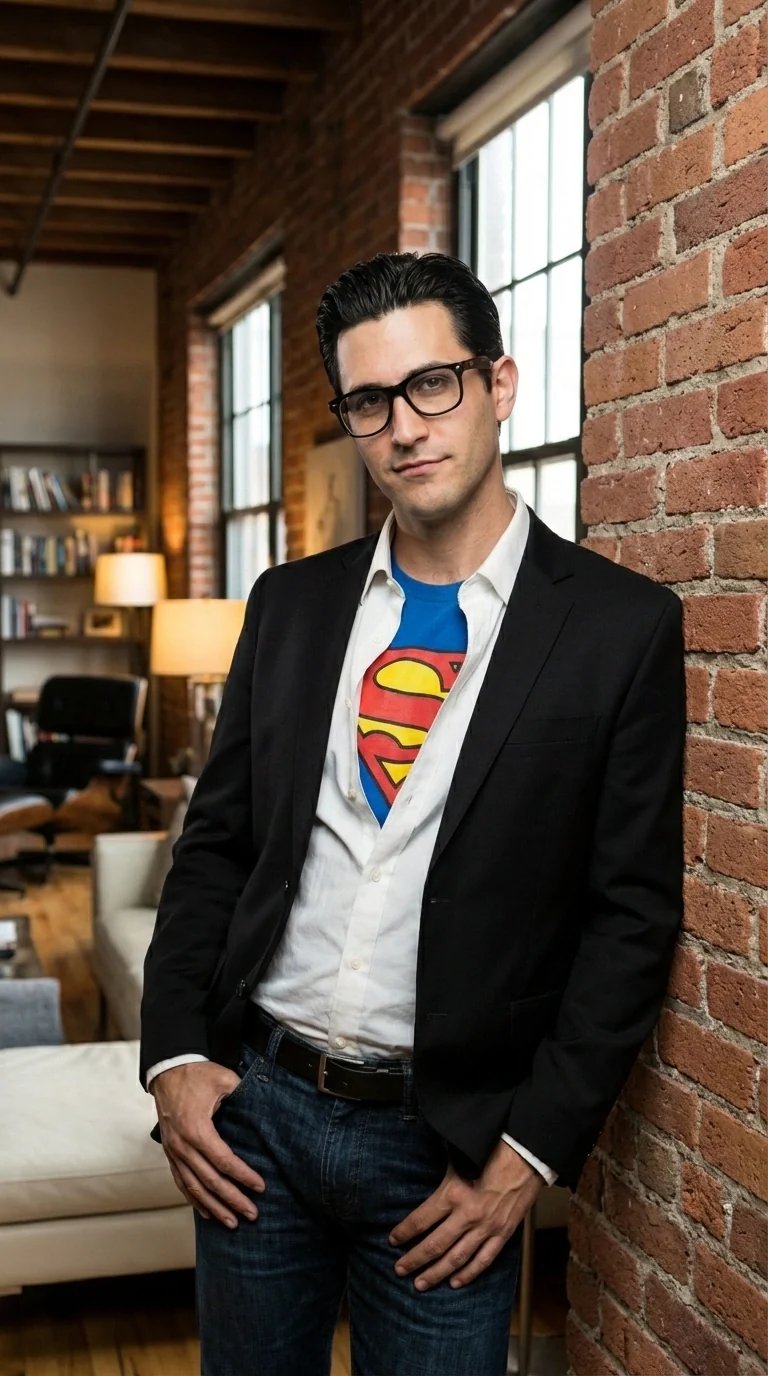 Mens Black Blazer – Clark Kent Inspired Smart Casual Office Blazer for Men Classic Everyday Formal Jacket - Image 12