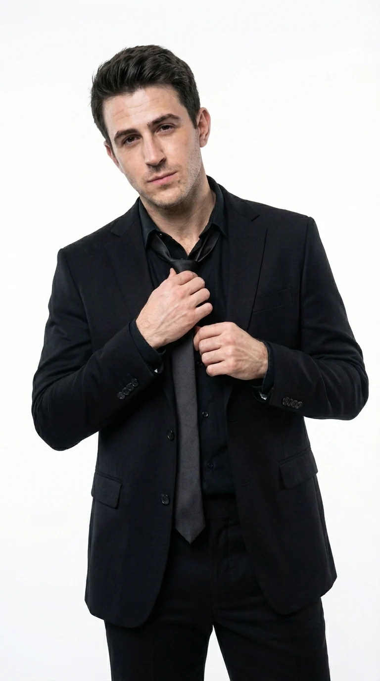 Mens Black Blazer – John Wick Inspired Classic Formal Blazer for Men Sleek Action Style Evening Jacket - Image 3