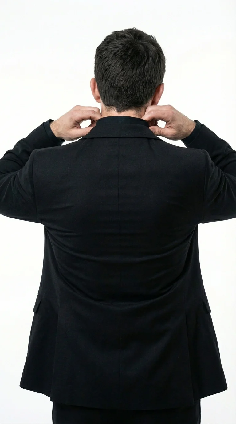 Mens Black Blazer – John Wick Inspired Classic Formal Blazer for Men Sleek Action Style Evening Jacket - Image 5