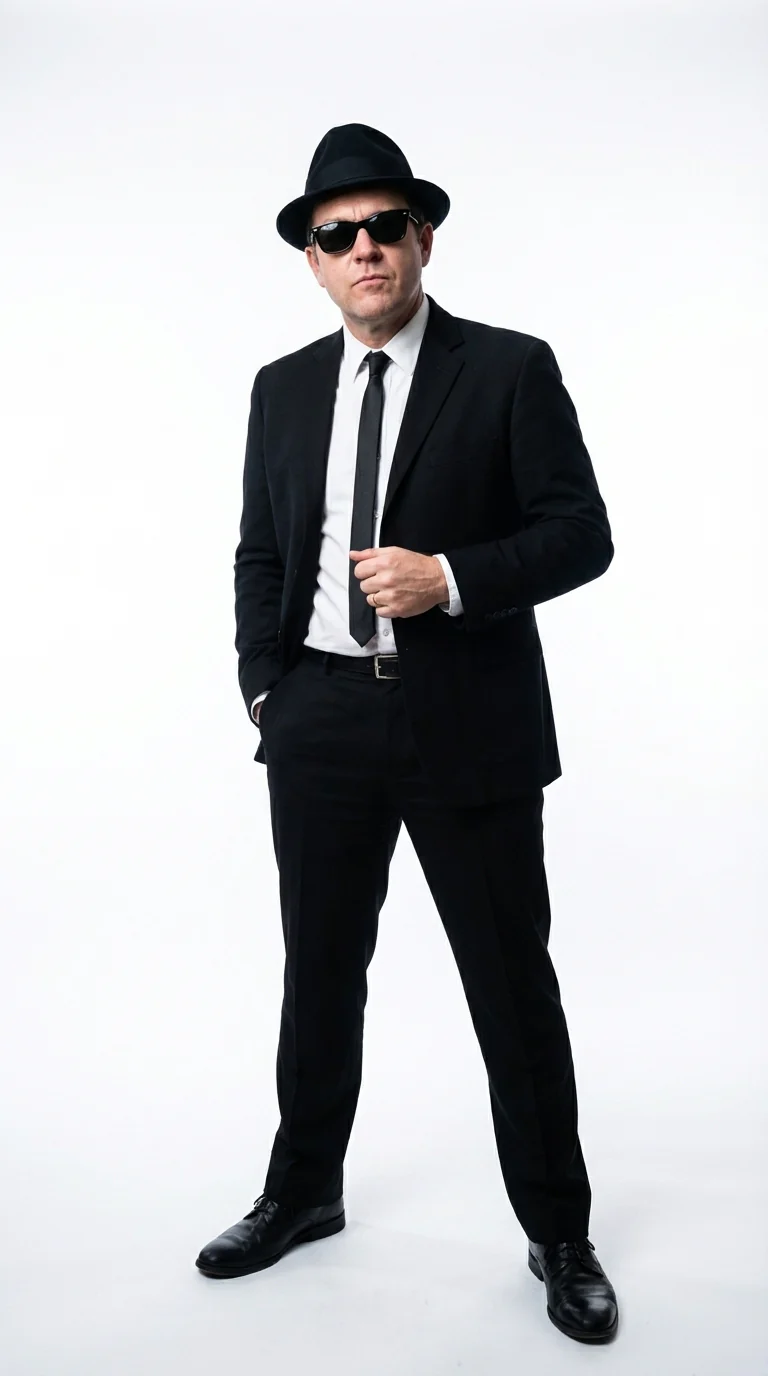 Mens Black Blazer – Vincent Vega Inspired Pulp Fiction Style Classic Formal Blazer for Men Retro Vintage Jacket