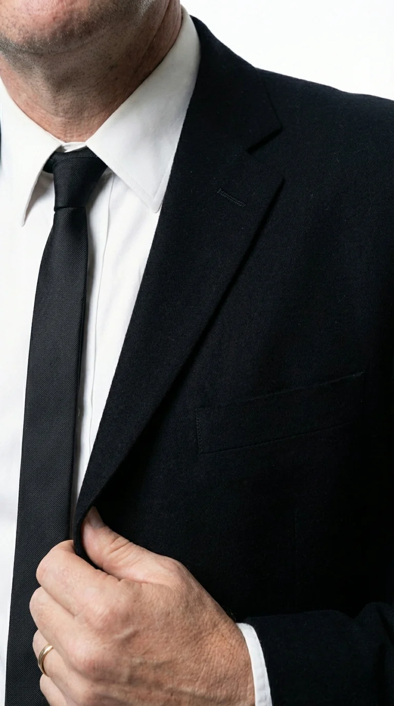 Mens Black Blazer – Vincent Vega Inspired Pulp Fiction Style Classic Formal Blazer for Men Retro Vintage Jacket - Image 14