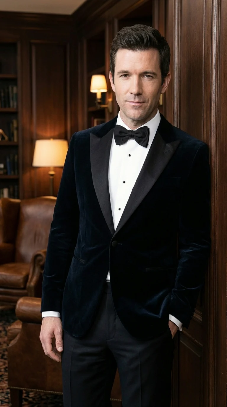 Mens Black Tuxedo Blazer – James Bond Inspired 007 Style Formal Dinner Jacket for Wedding and Evening Wear - Image 7