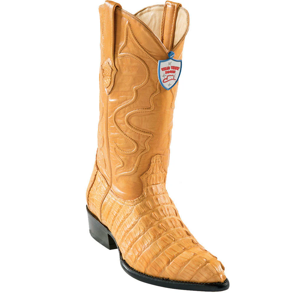 Mexican Cowboy Boots Caiman Tail - Image 2