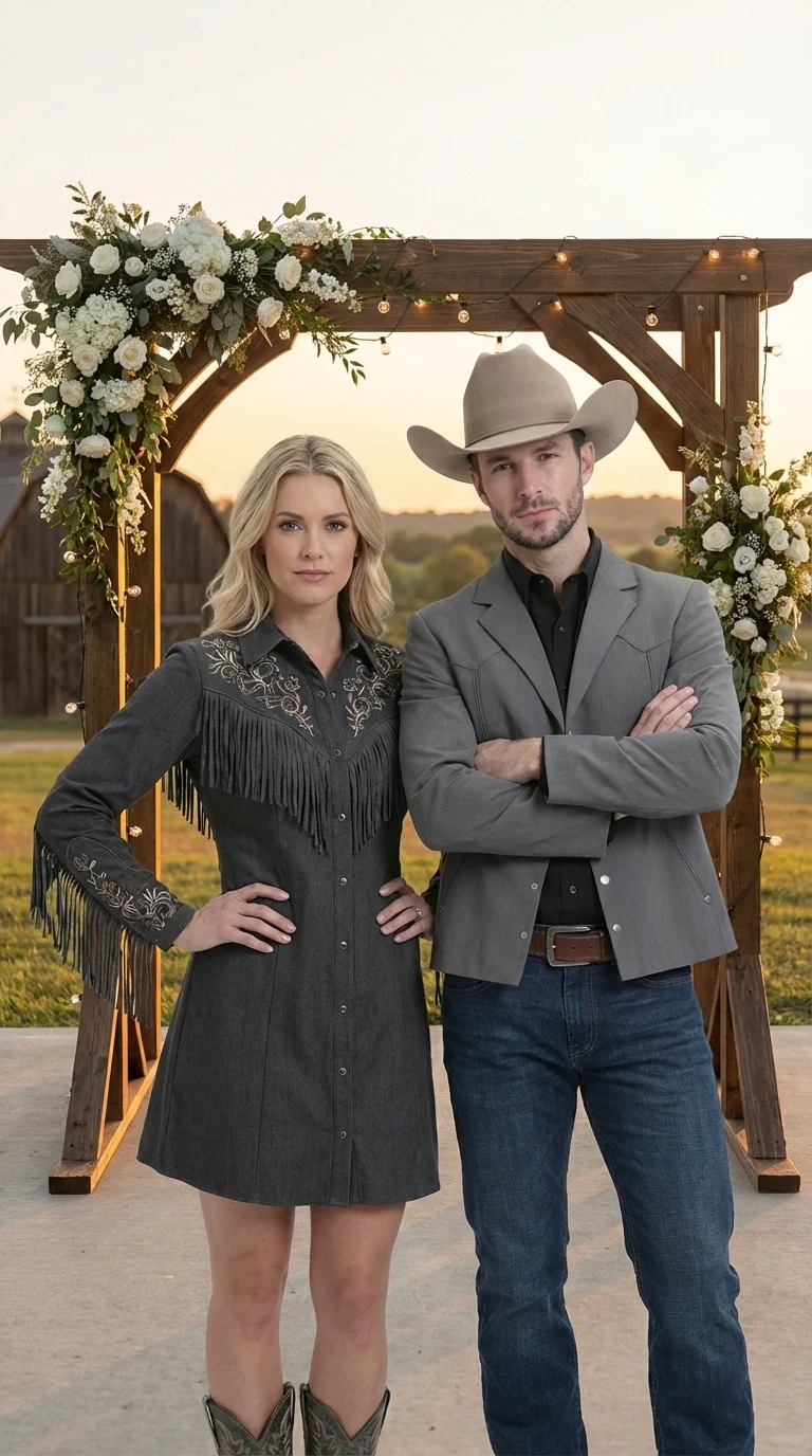 Mens Charcoal Gray Western Blazer β Cowboy Style Casual Jacket Classic Country Western Sport Coat - Image 13