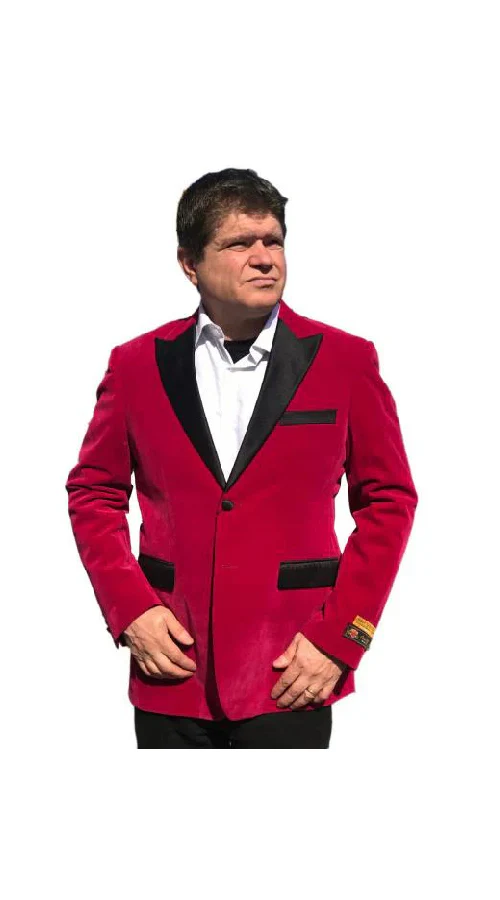 Men's Cheap Priced Velvet ~ Velour Clearance Fuchsia Big And Tall Blazers Blazer / Sport Coat - Image 8