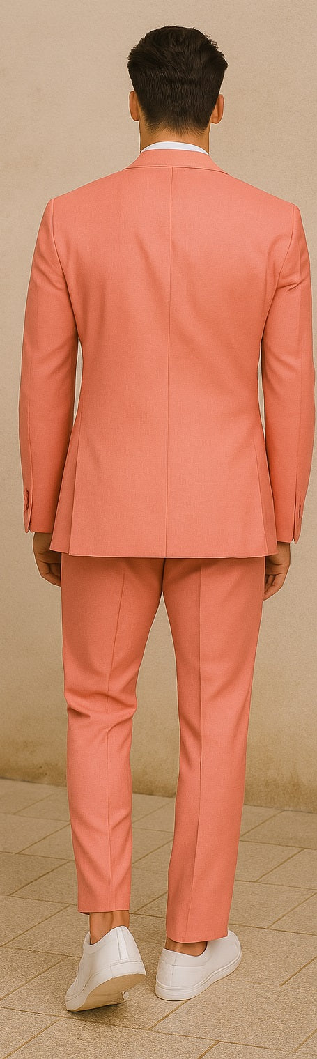 Mens Coral Suit - Coral Sport Coat - Image 7