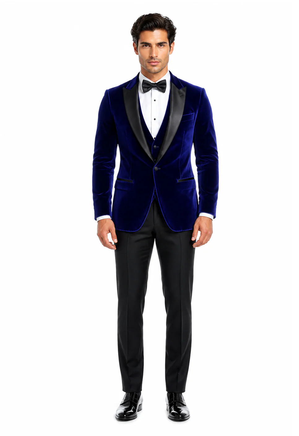 Mens Designer Velvet Tuxedo Jacket in Red - Image 10