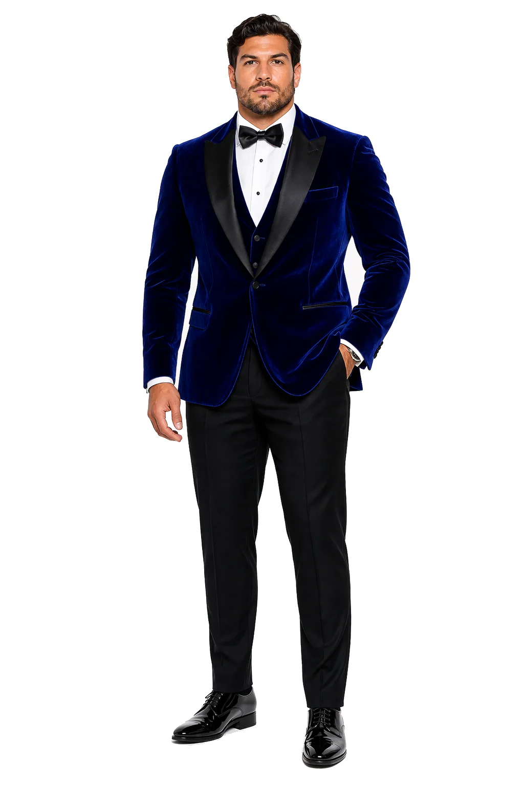 Mens Designer Velvet Tuxedo Jacket in Red - Image 16