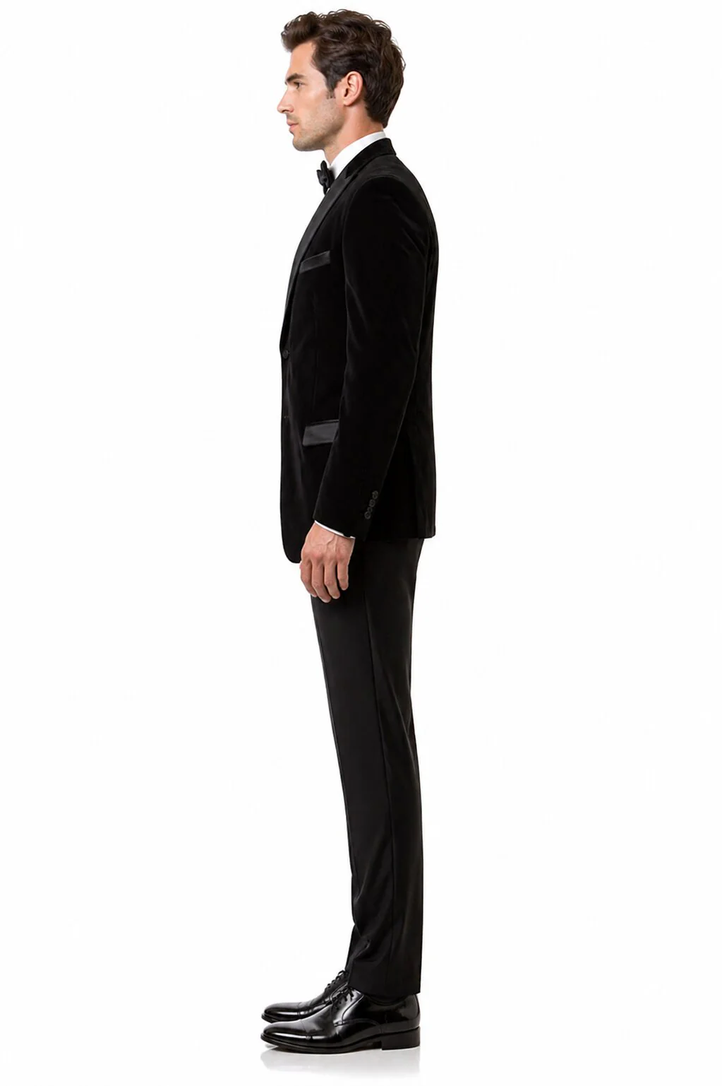 Mens Designer Velvet Tuxedo Jacket in Red - Image 19