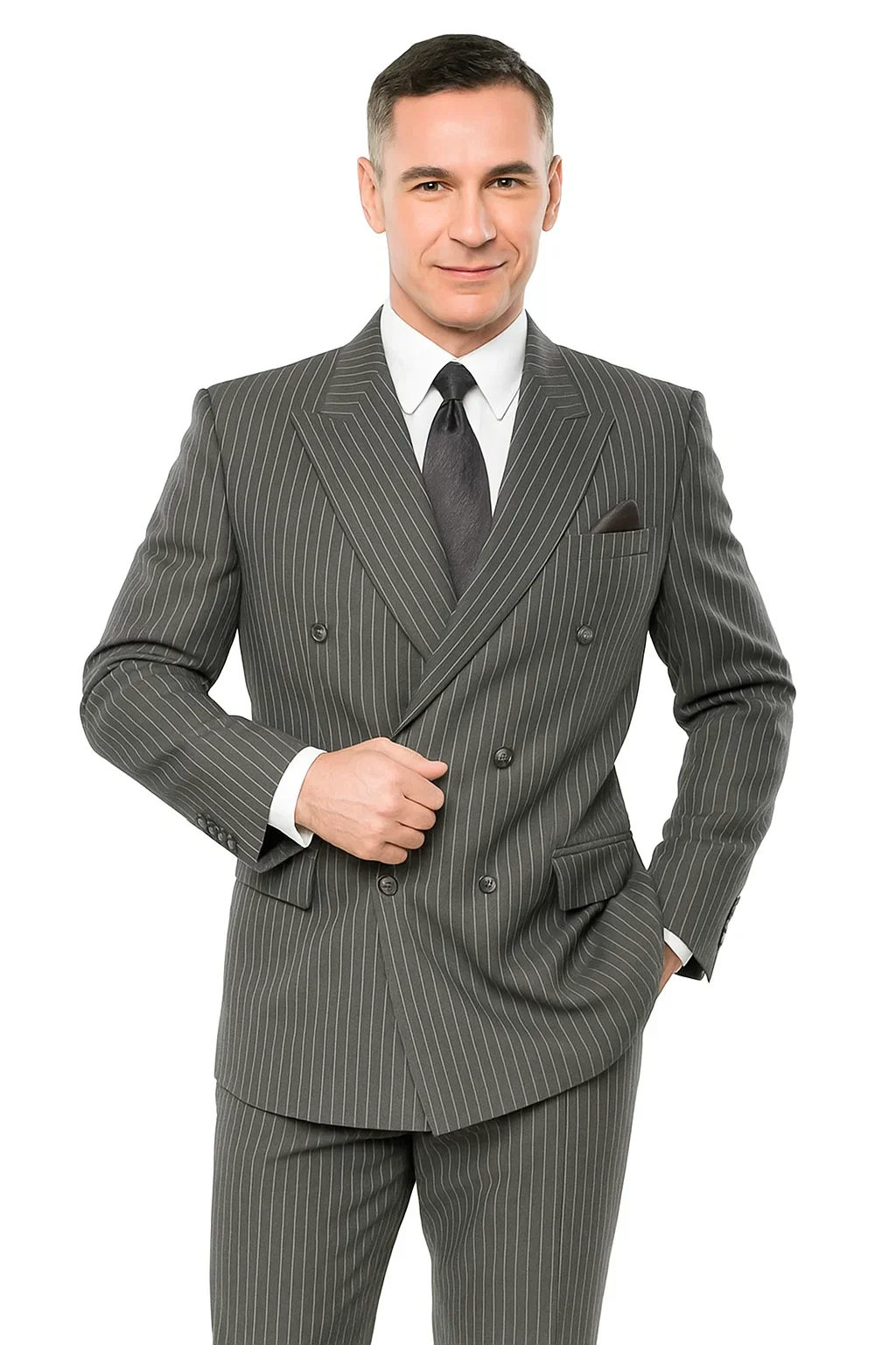 Gomez Addams Pinstripe Suit for Every Occasion - Image 6