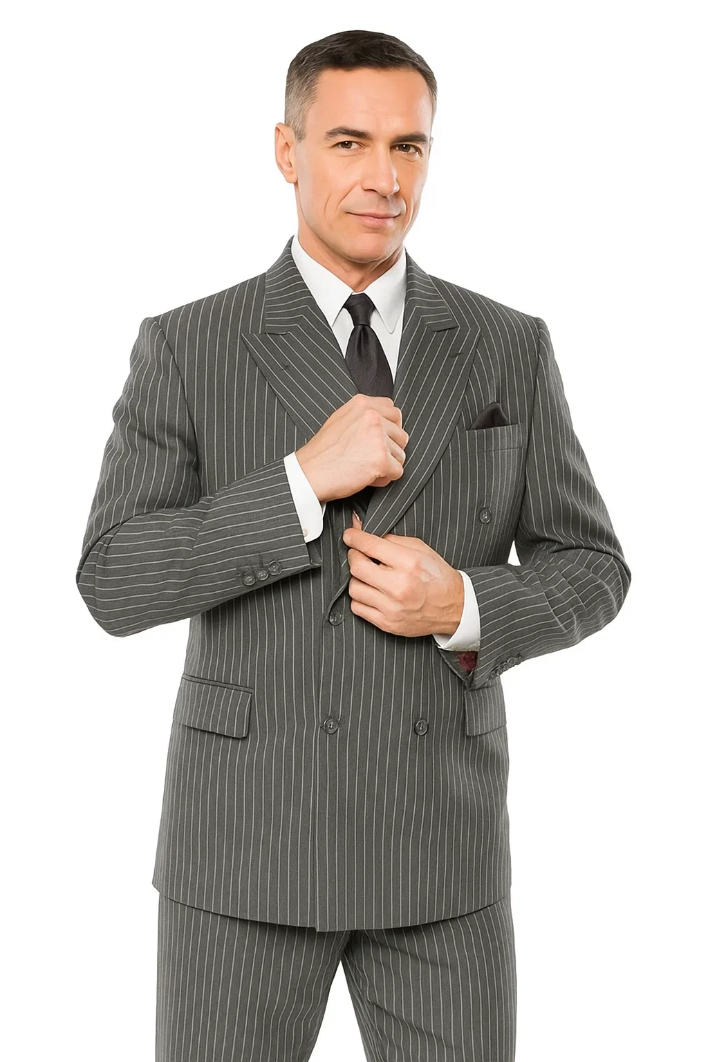 Gomez Addams Pinstripe Suit for Every Occasion - Image 7