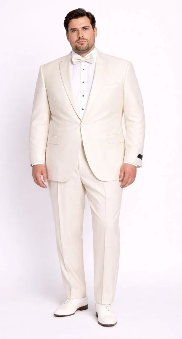 Men'S Dress Formal Ivory ~ Cream ~ Off White Dinner Jacket ~ Fashion Tuxedo For Men ~ Blazer ~ Sport 1 Button Peak Lapel - Image 7