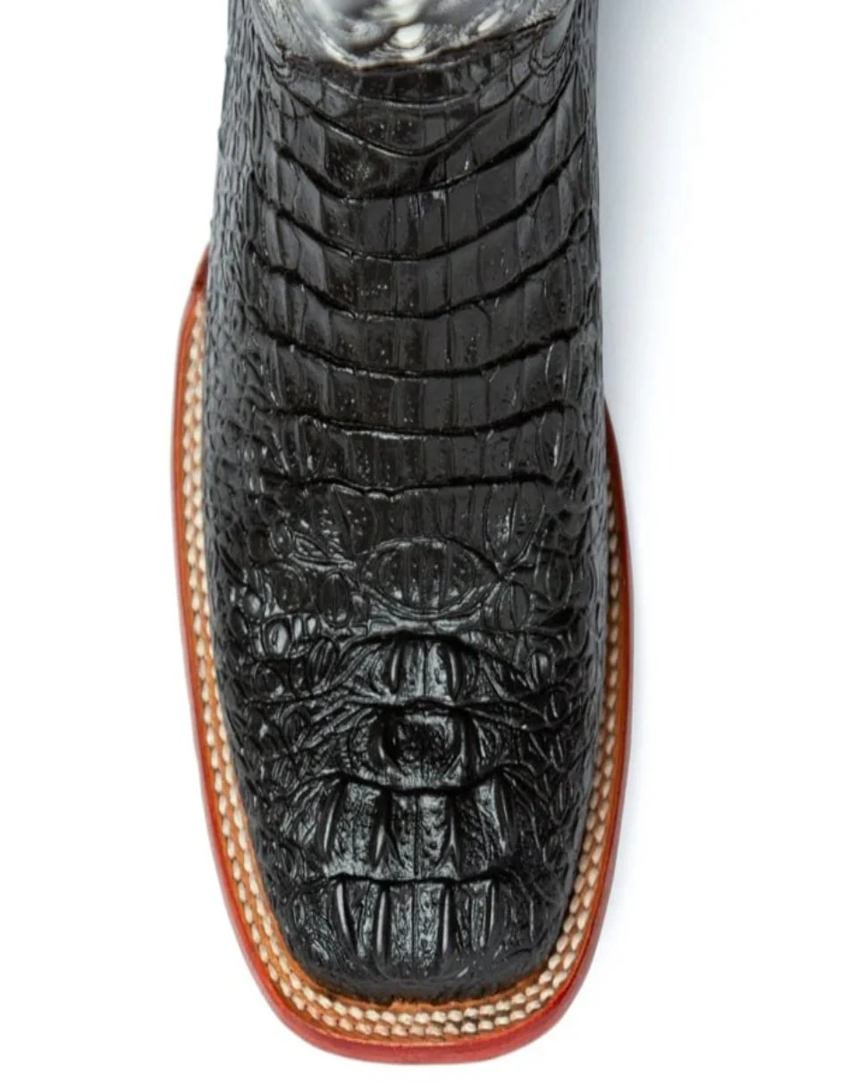 Men's Genuine Exotic Animal Skin Ferrini Hornback Crocodile Card Holder by Ferrini USA - Image 2