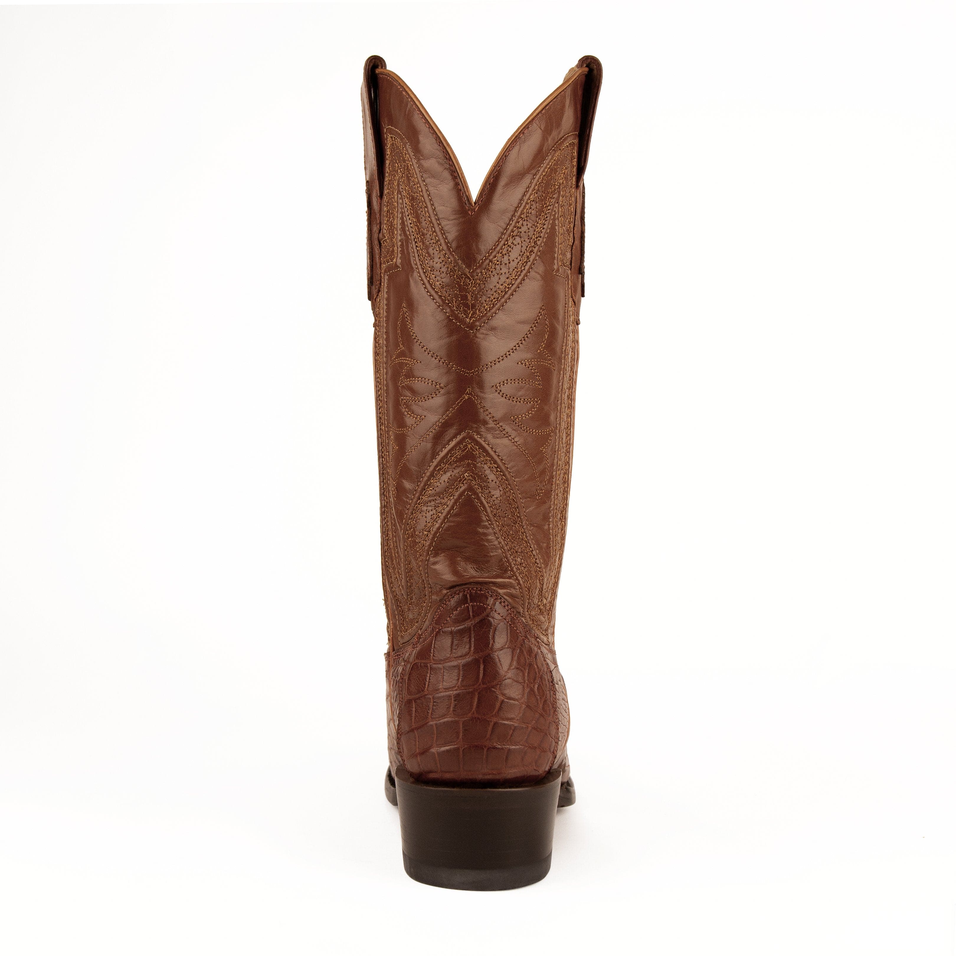 Men's Genuine Exotic Animal Skin Ferrini Hornback Crocodile Card Holder by Ferrini USA - Image 5