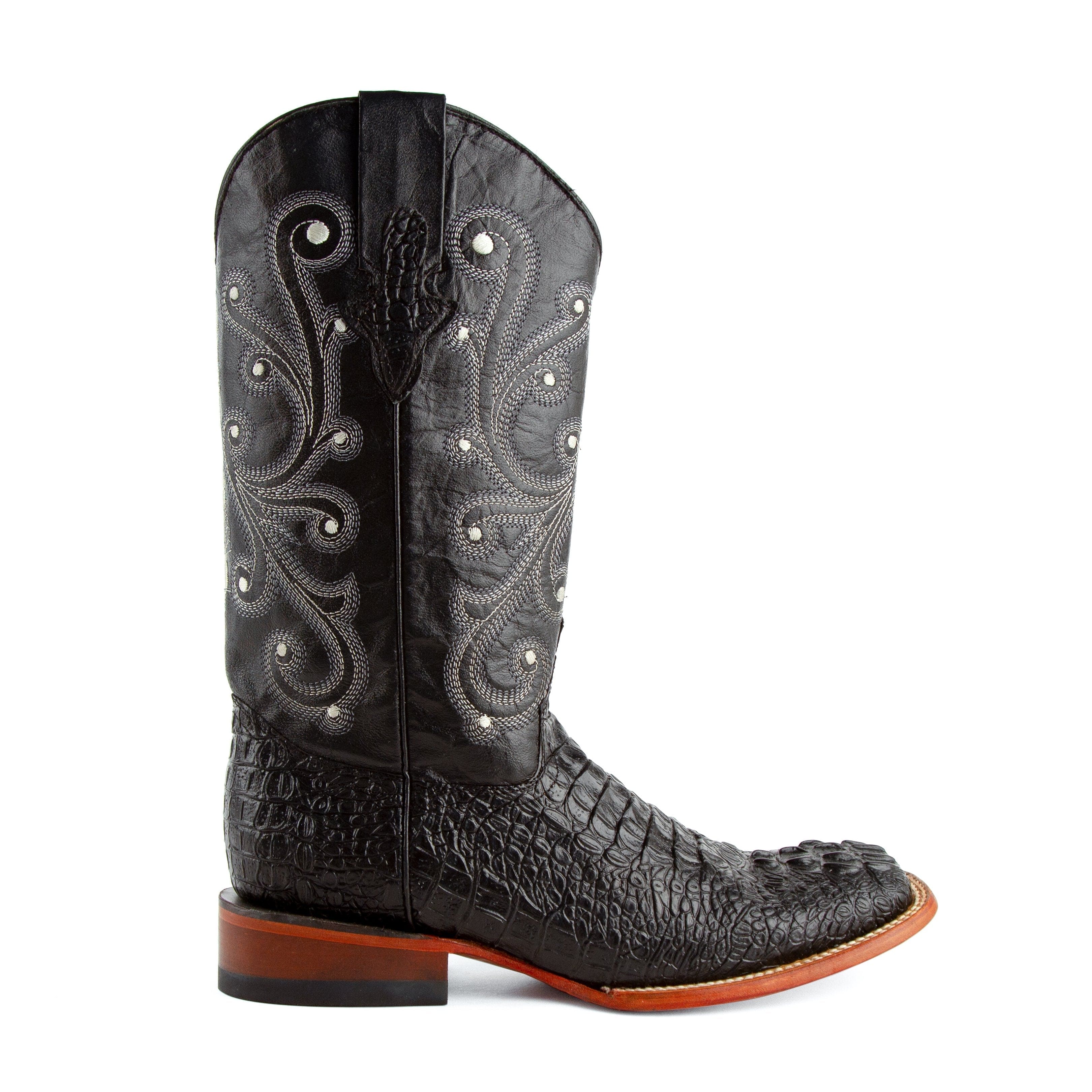 Men's Genuine Exotic Animal Skin Ferrini Hornback Crocodile Card Holder by Ferrini USA - Image 3
