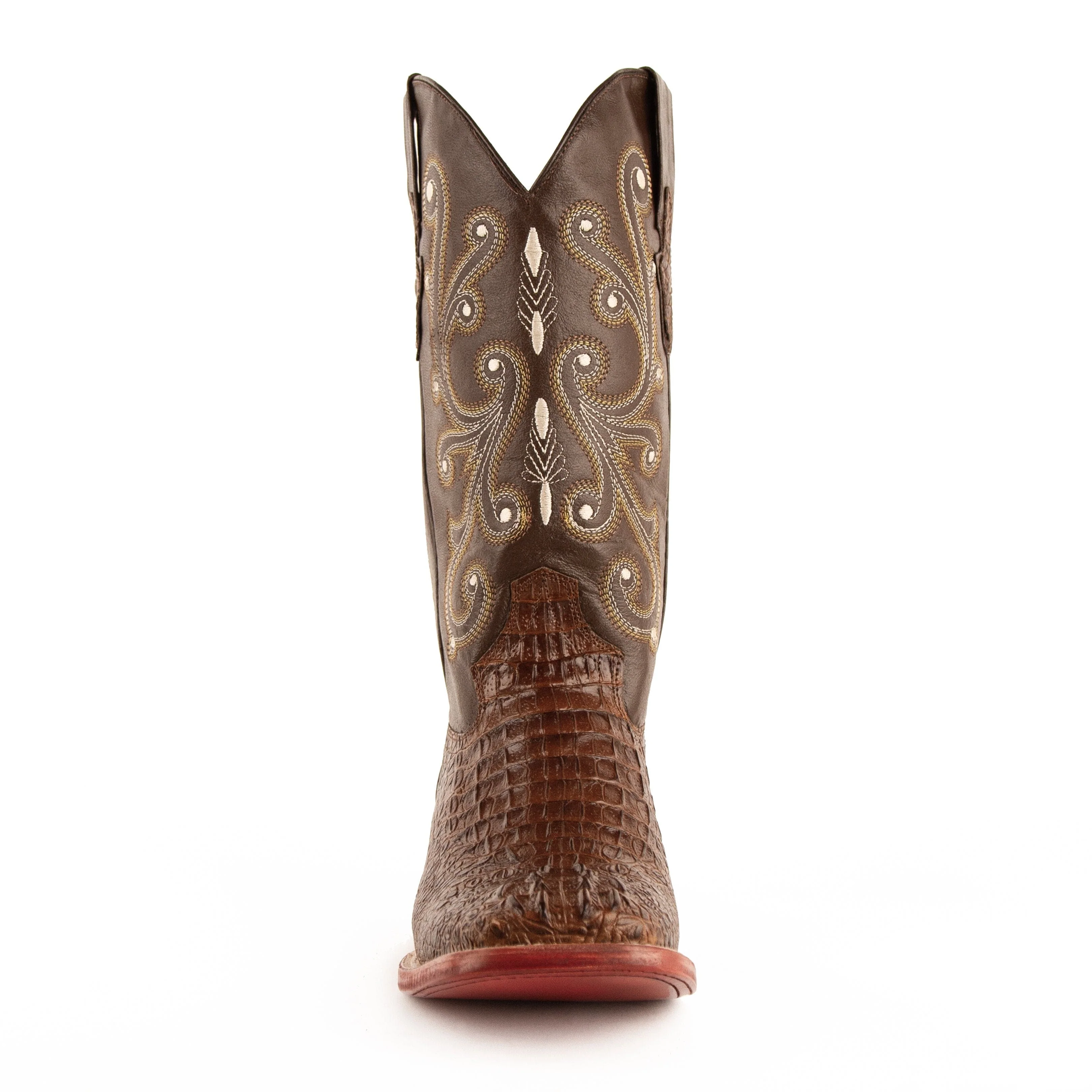 Men's Genuine Exotic Animal Skin Ferrini Hornback Crocodile Card Holder by Ferrini USA - Image 4