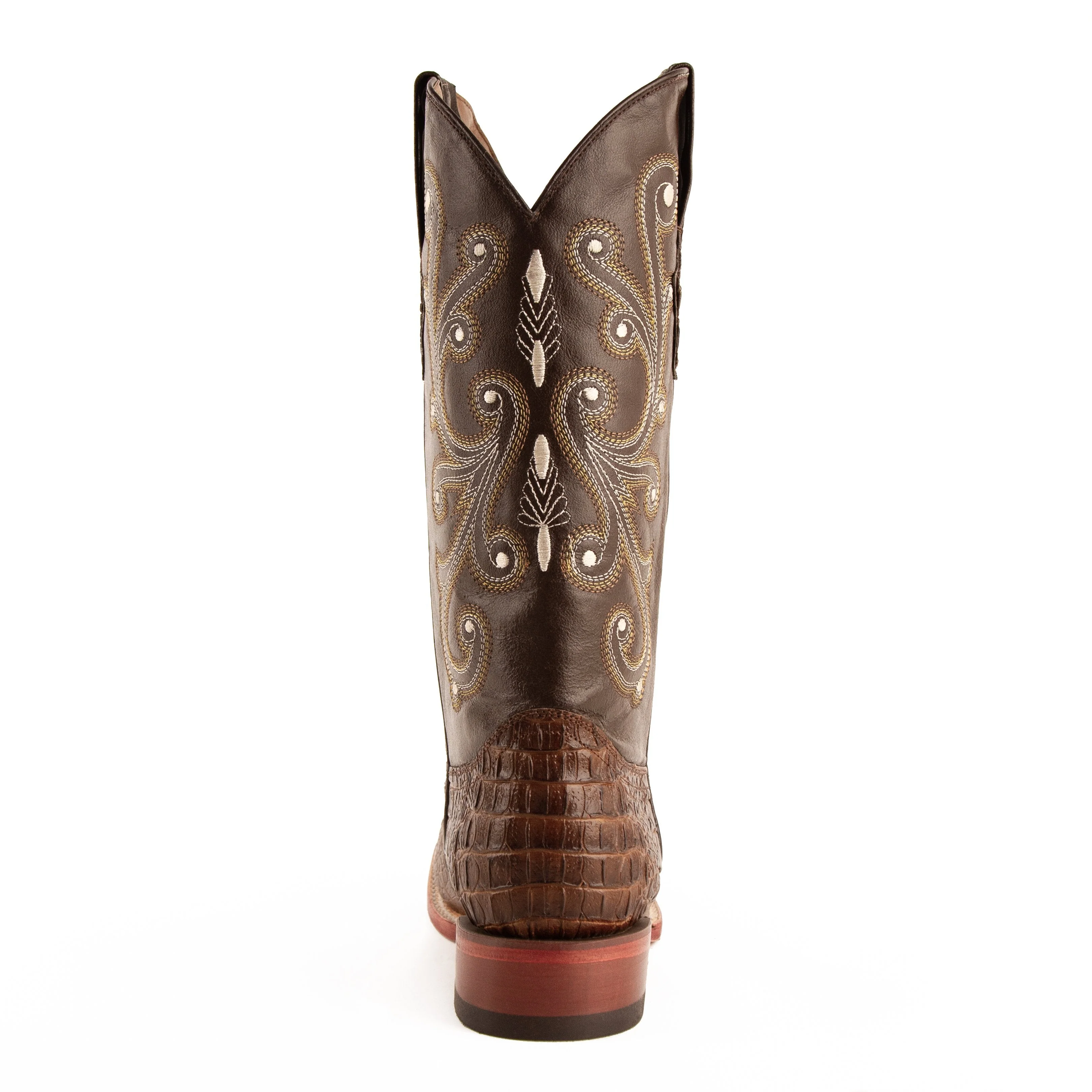 Men's Genuine Exotic Animal Skin Ferrini Hornback Crocodile Card Holder by Ferrini USA - Image 5