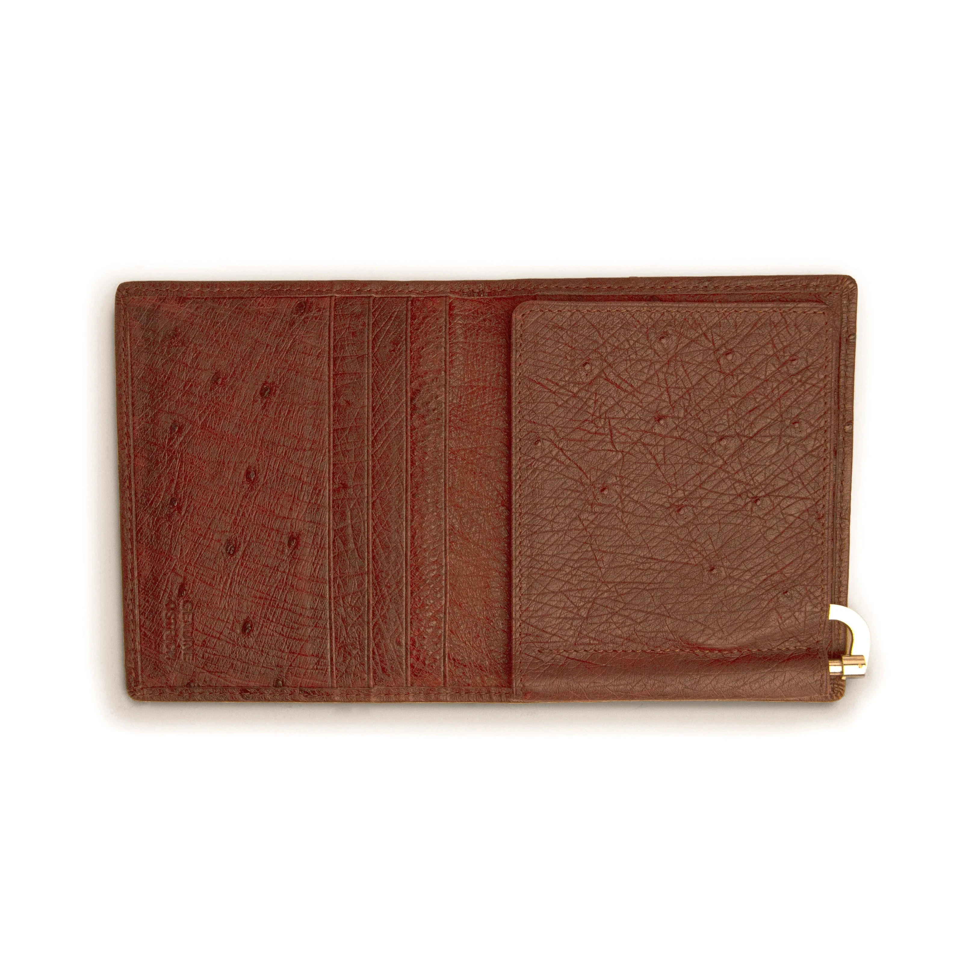 Men's Genuine Exotic Animal Skin Ferrini Hornback Crocodile Card Holder by Ferrini USA - Image 2
