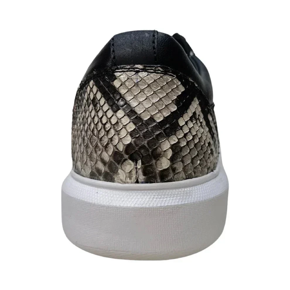 Men's Genuine Full Python Skin Sneakers - Natural - Image 6