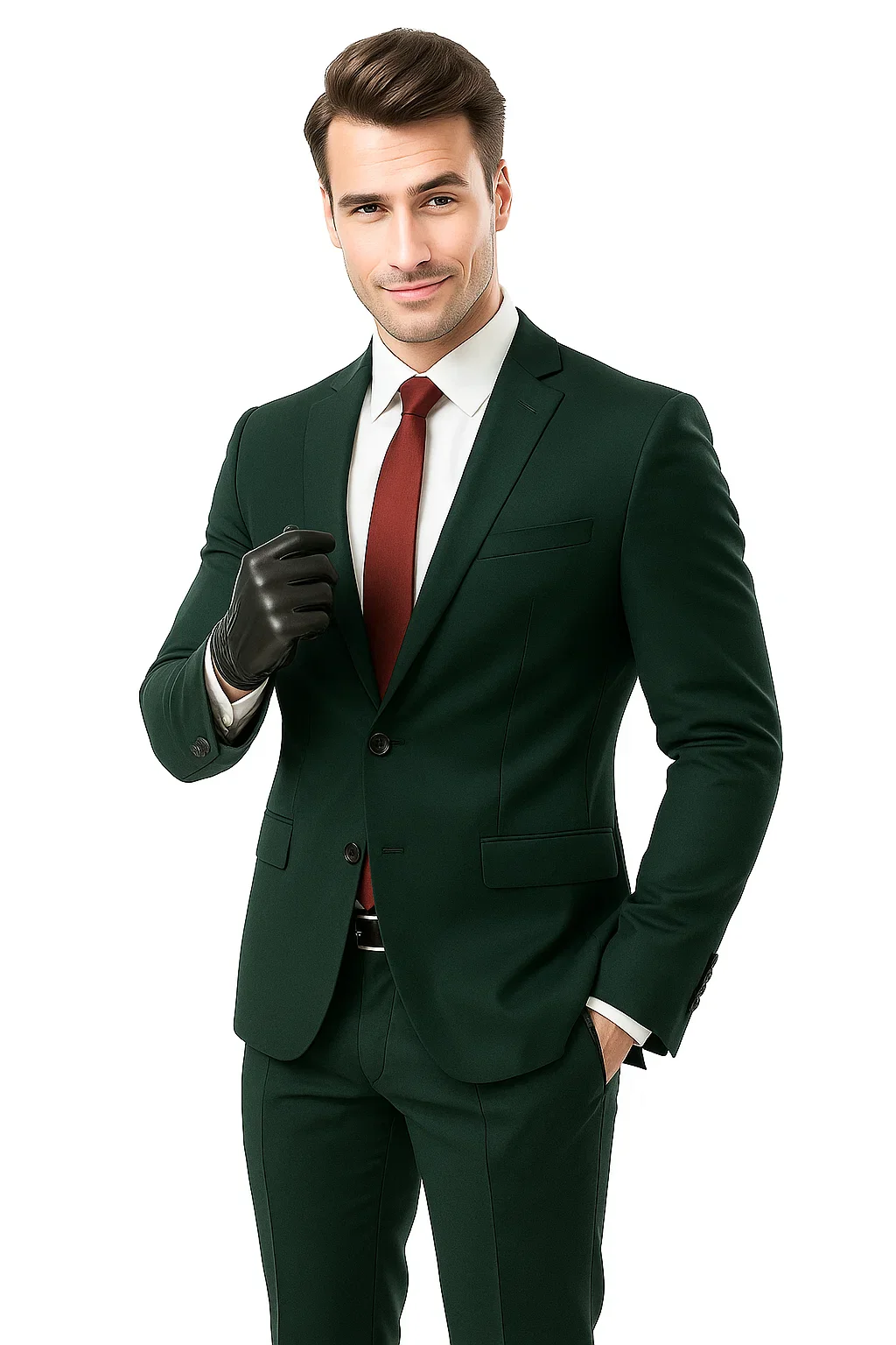 Men'S Hitman Agent 47 Black 2 Button Suit +Free Shirt And Tie - Image 6