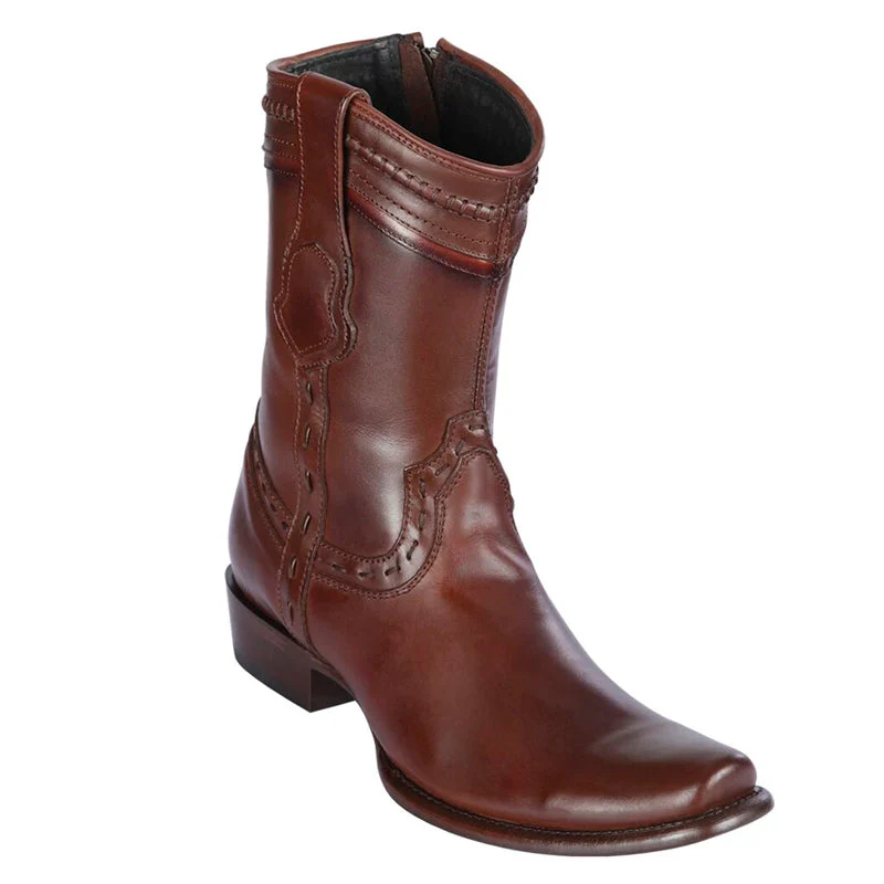 Men's King Exotic Leather Boots Dubai Toe Handcrafted Brown (479B3807) by King Exotic Boots