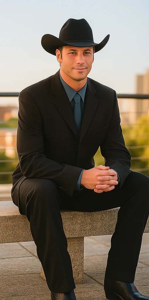Men's Long Black Fashion Dress Zoot suits - Image 3