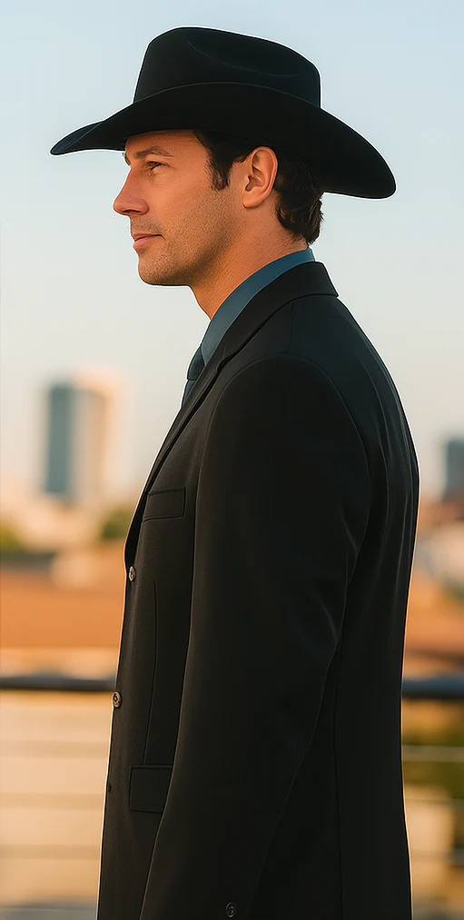 Men's Long Black Fashion Dress Zoot suits - Image 4