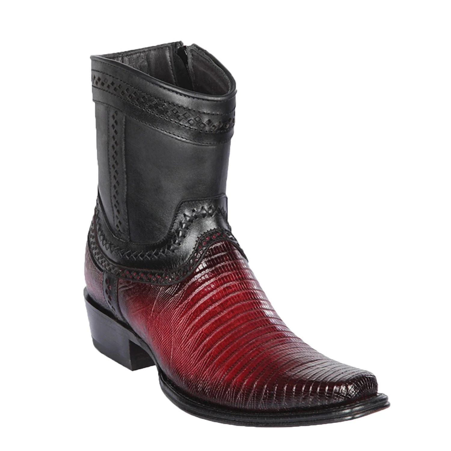 Men's Los Altos Lizard Skin European Toe Short Boots 76B07 - Image 5