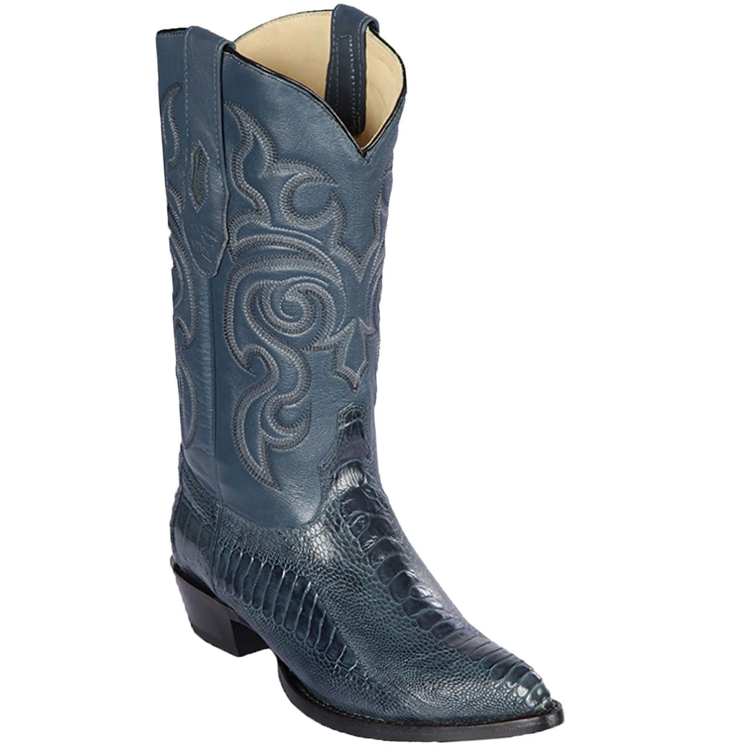 Men's Los Altos Ostrich Leg J-Toe Boots - A - Image 2